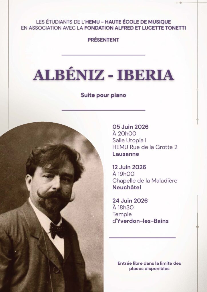 Concert Albéniz – Iberia : Suite pour piano