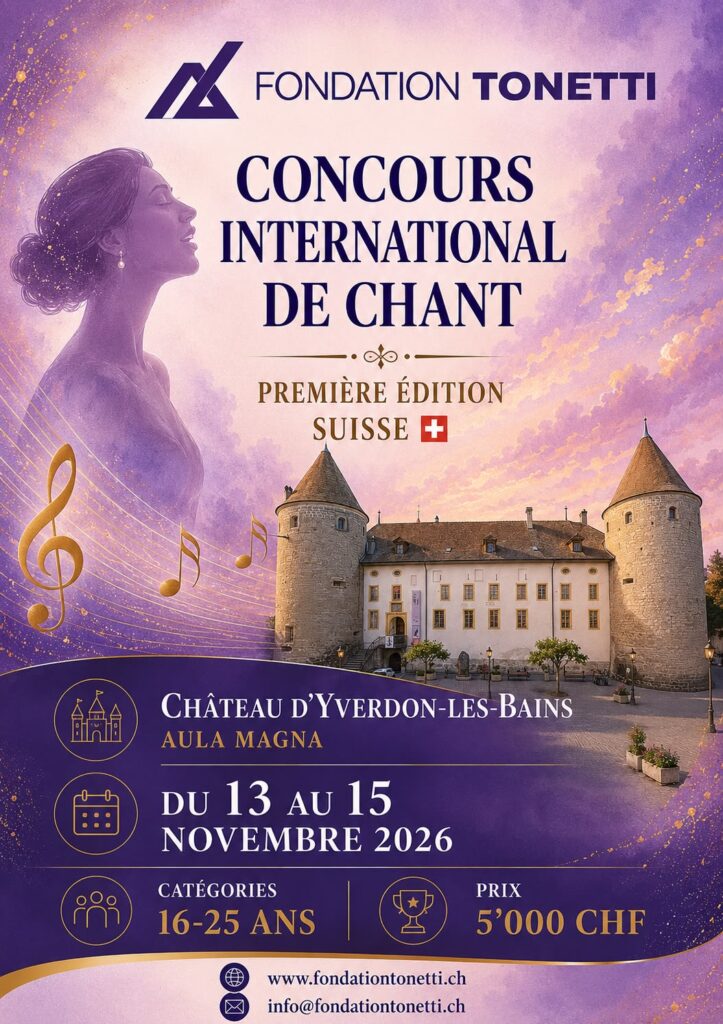 Concours de chant 1ère édition 2026