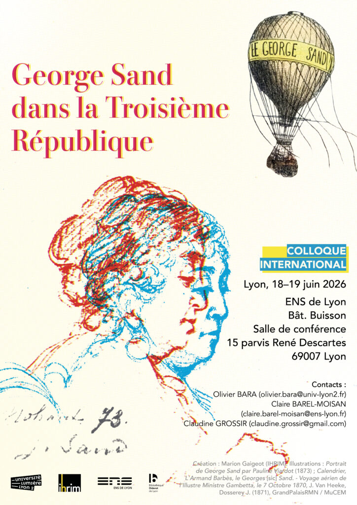 Colloque « George Sand dans la IIIe République » : Concert – Lecture